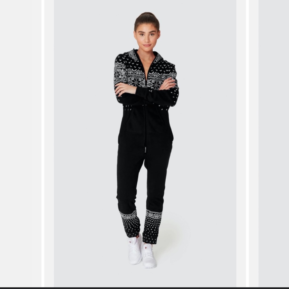 Onepiece Norway Black and White Nordic Onesie Jumpsuit